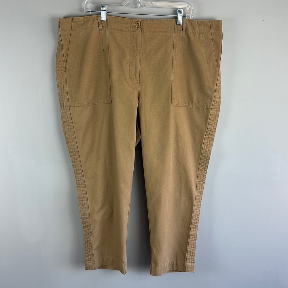 NWT Talbots Slim Cargo Pants Size 22WP